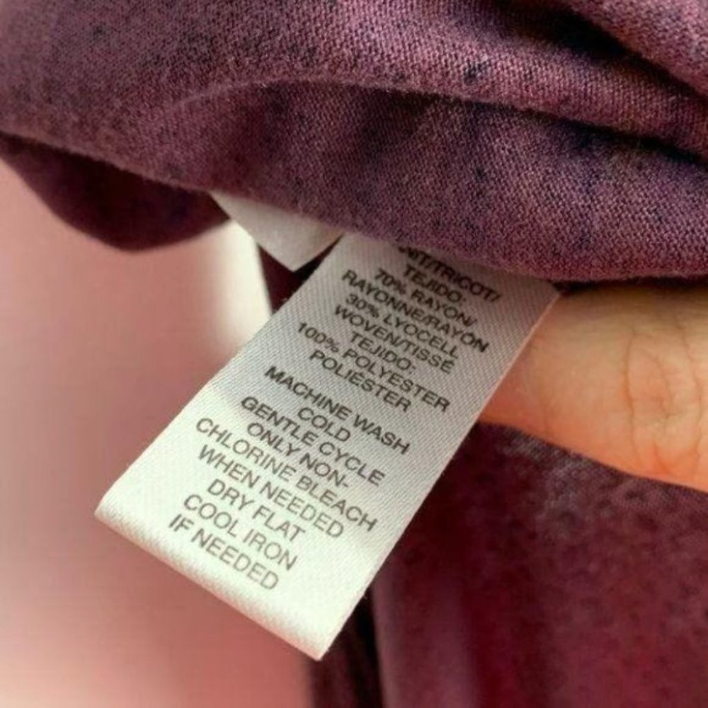 Ann Taylor loft top S pussy-bow half button blouse - Picture 7 of 8
